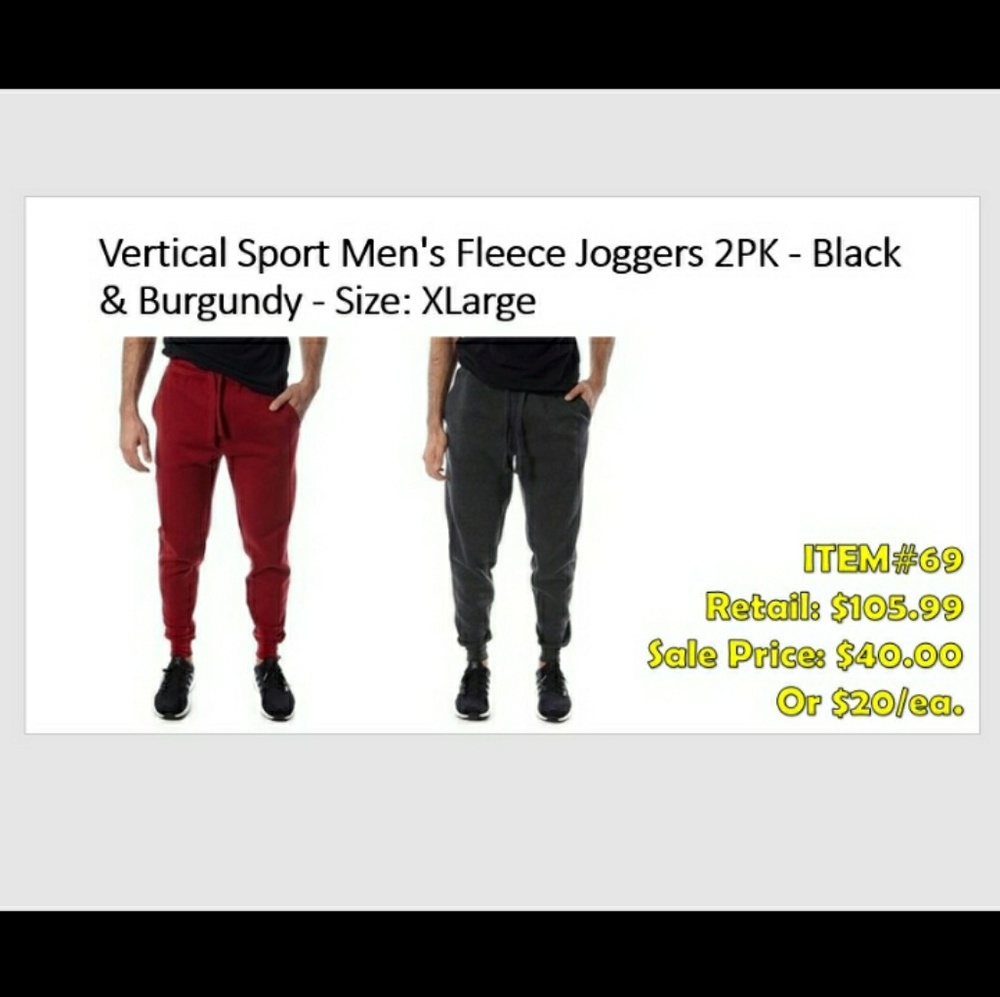 Brand New Men's Apparel